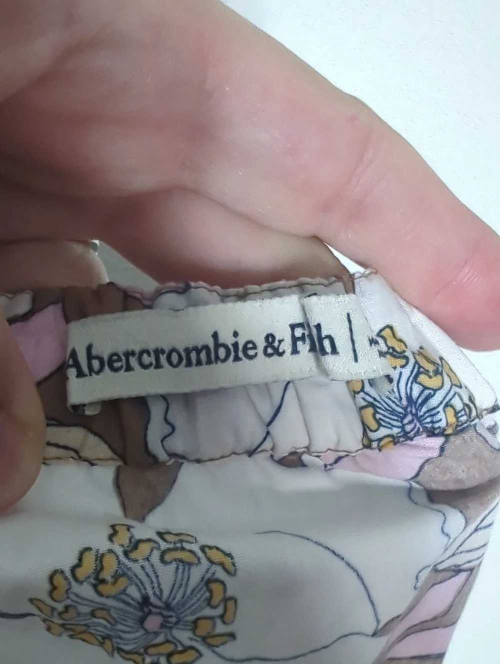 Abercrombie & Fitch Womens O Ring Dress Floral Puffed Sleeve Cottagecore Medium